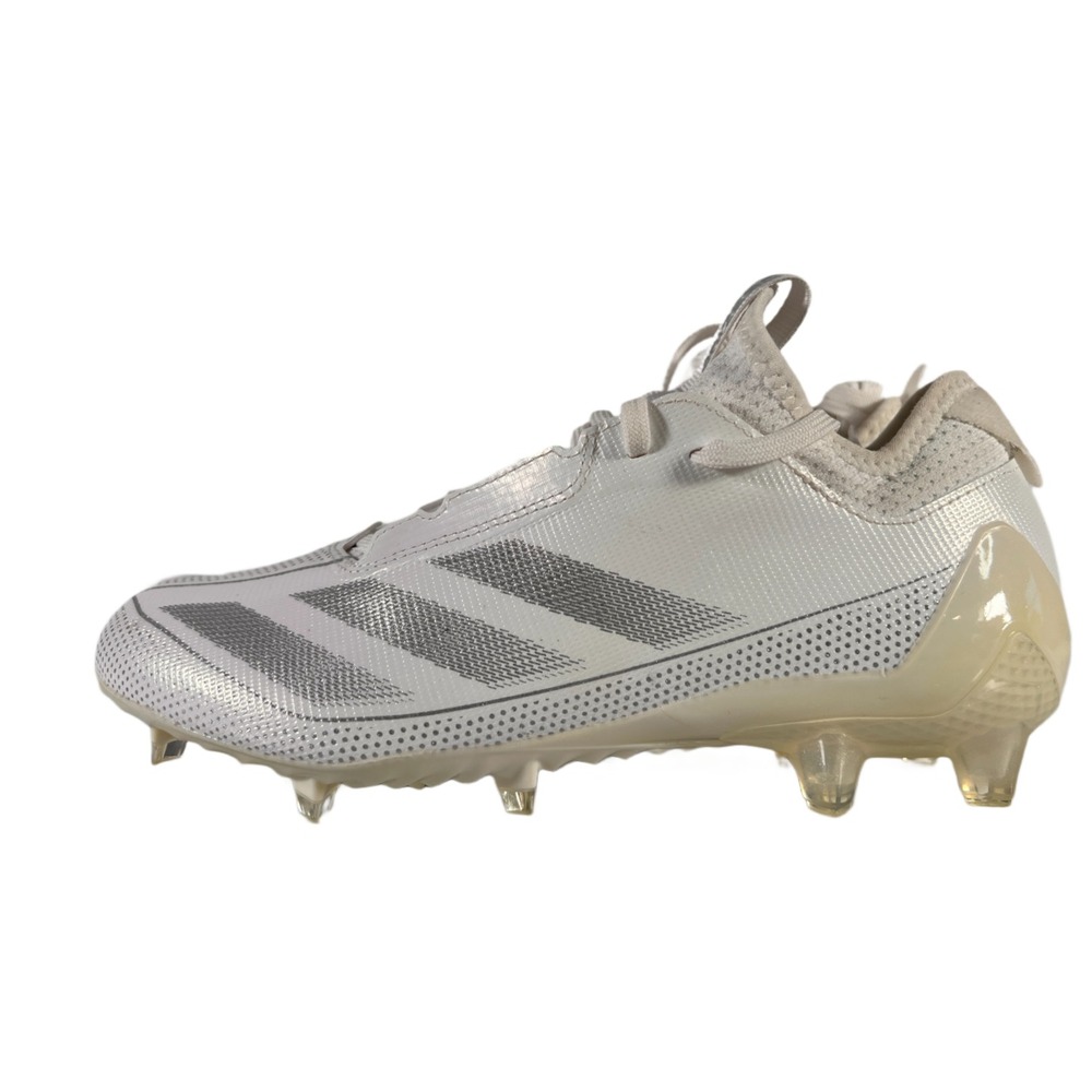 Adidas Adizero Electric.1 White Silver Metallic IF2425 Cleats Men's Size 8.5